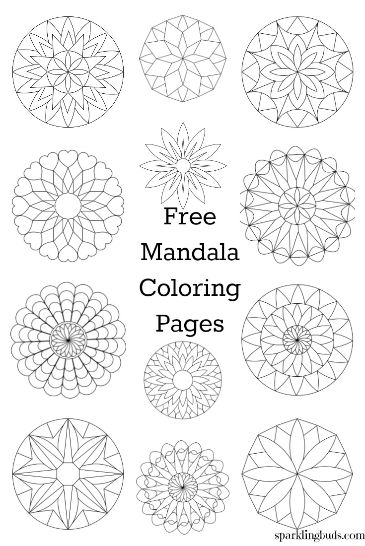 Free Mandala coloring pages, Free Mandala coloring pages for adults