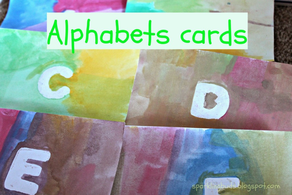 Alphabets cards for toddlers