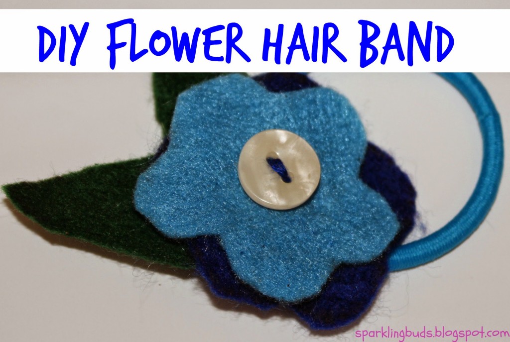 DIY flower hair band
