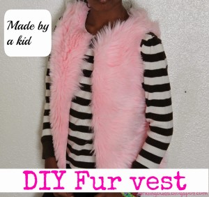 DIY fur vest