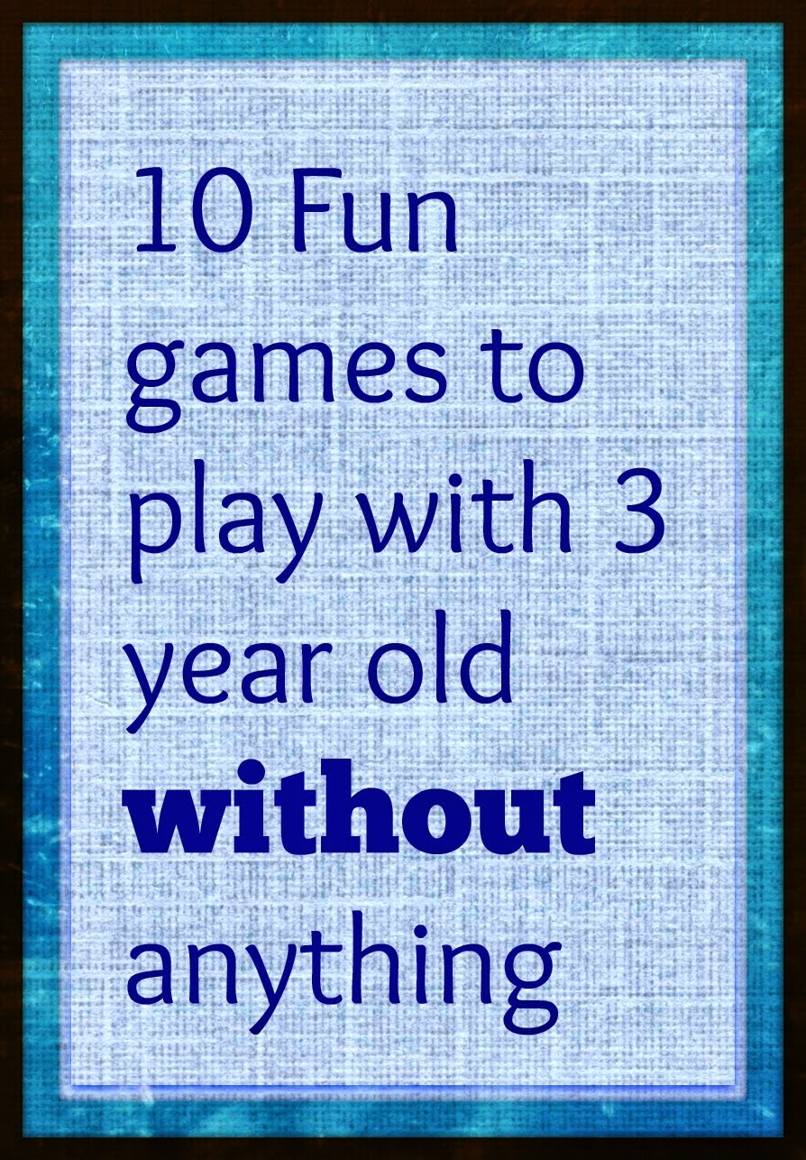 games for 3 yr old