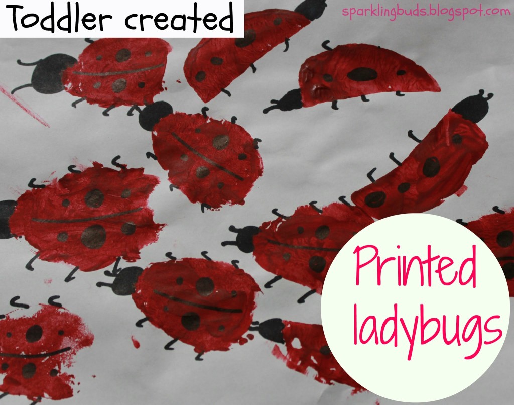 Lady bug painting ideas for kids