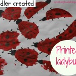 Lady bug painting ideas for kids