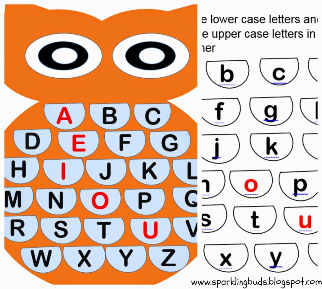 Alphabet matching activity ideas for kids
