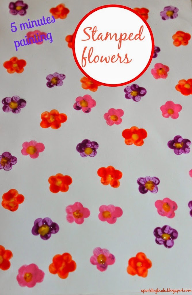 Simple flower painting ideas for kids