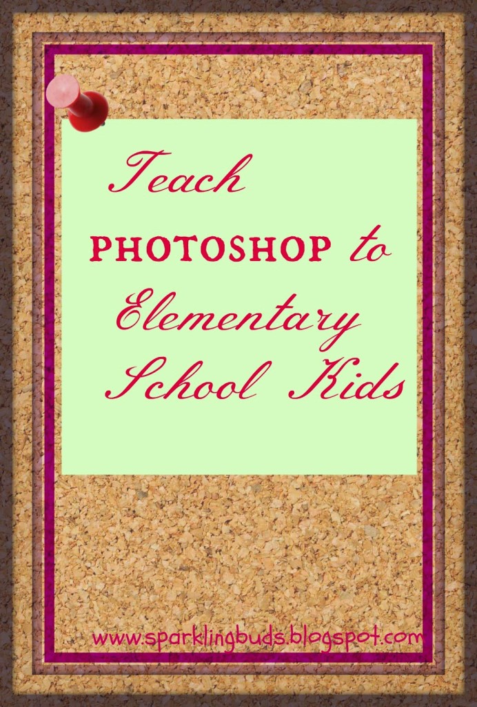 Photoshop tutorials to elementary school kids