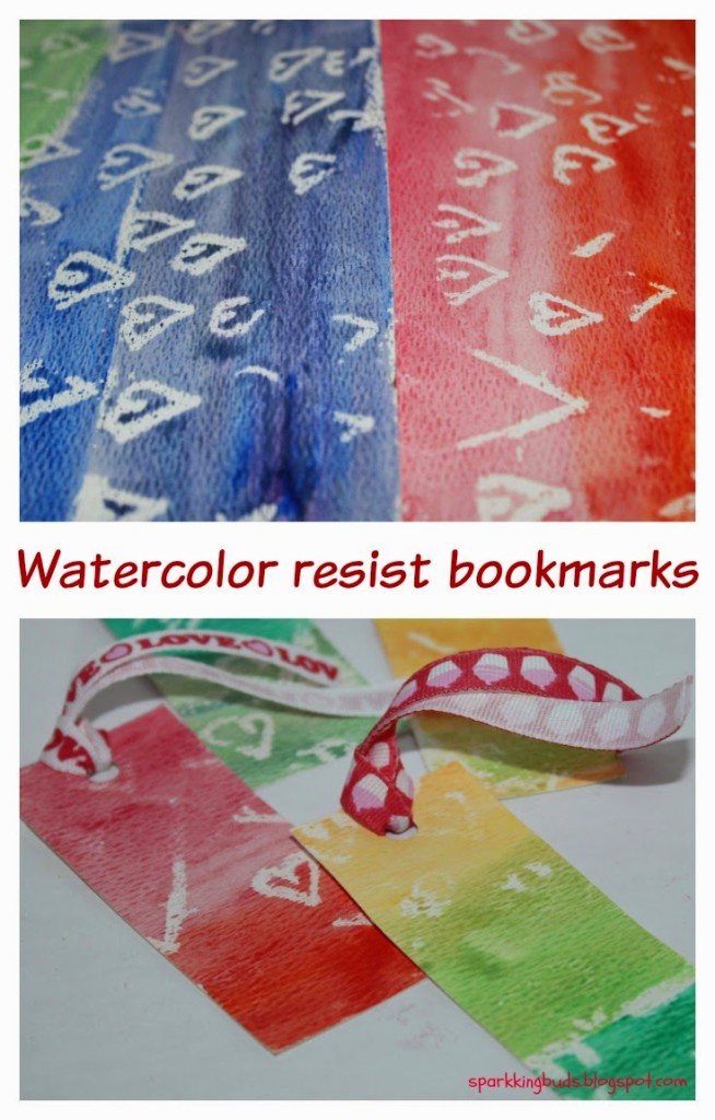 Watercolor resist ideas for kids