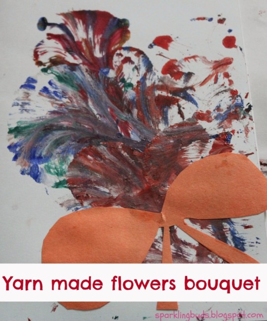 Yarn painting ideas for kids