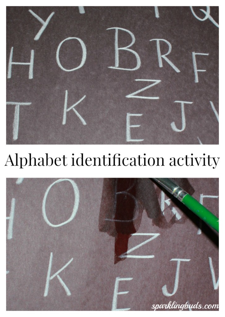 Alphabet recognition activity for preschool