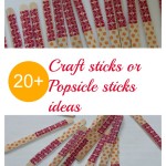 Popsicle craft sticks ideas