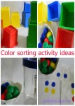 Color sorting activity ideas for toddlers