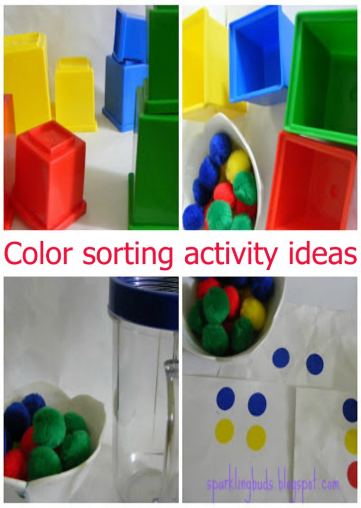 Color sorting activity ideas for toddlers