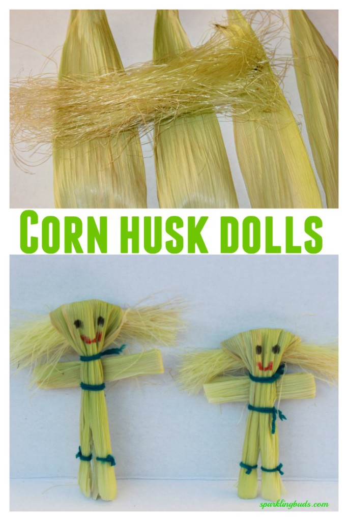 Corn husk dolls for kids