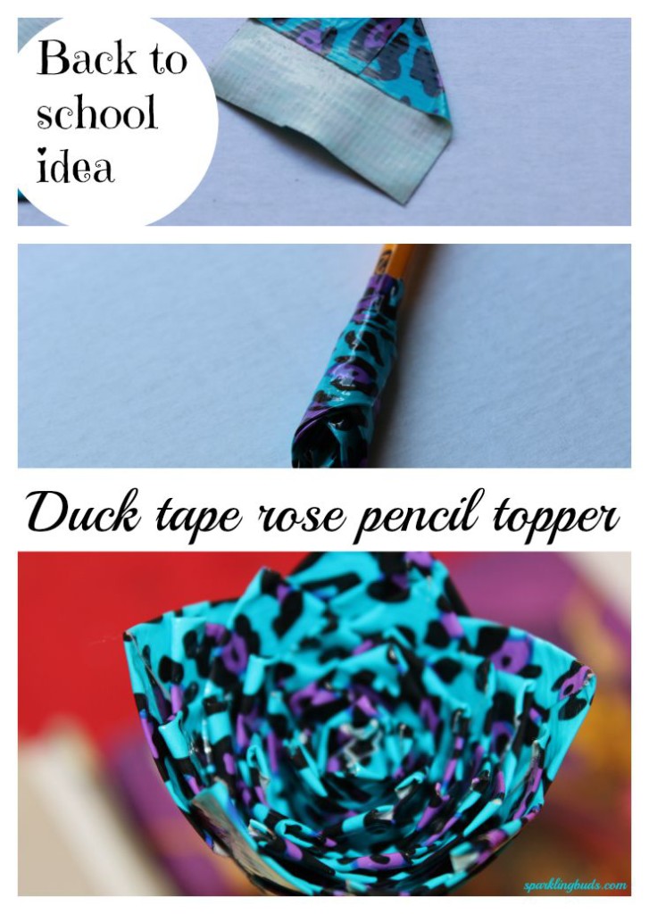 Back to school idea pencil topper