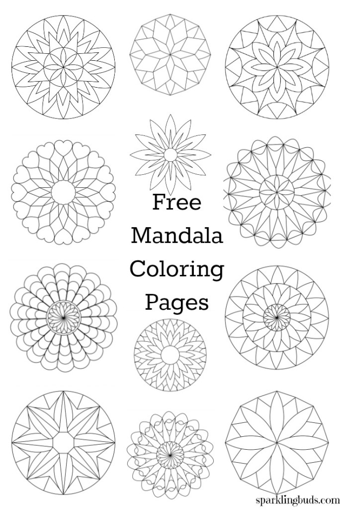 Free Mandala Coloring pages