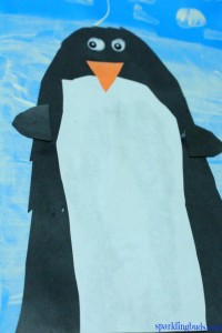 Preschool penguin craft