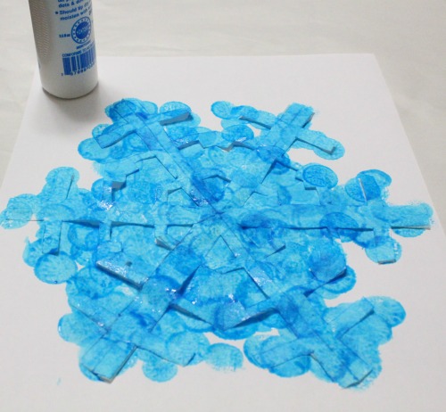 Preschool winter snowflakes activites