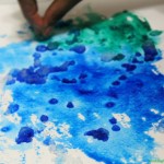 Snow painting ideas for kids