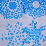 Snowflakes Christmas decorations for kids