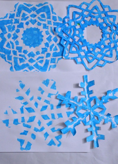 Snowflakes Christmas decorations for kids