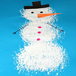 snowman arts for kids to make