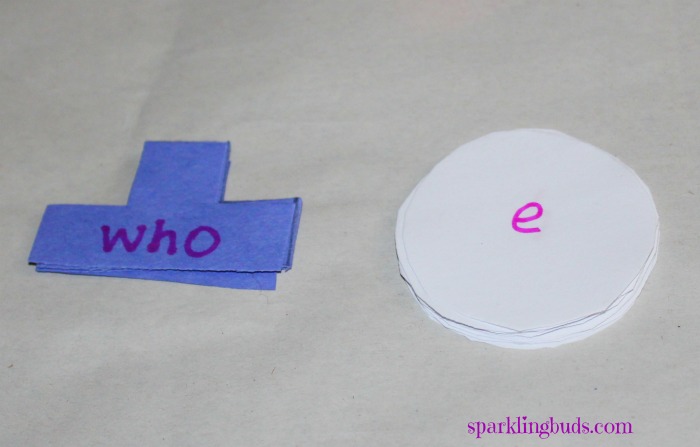 Snowman sight words learning activity