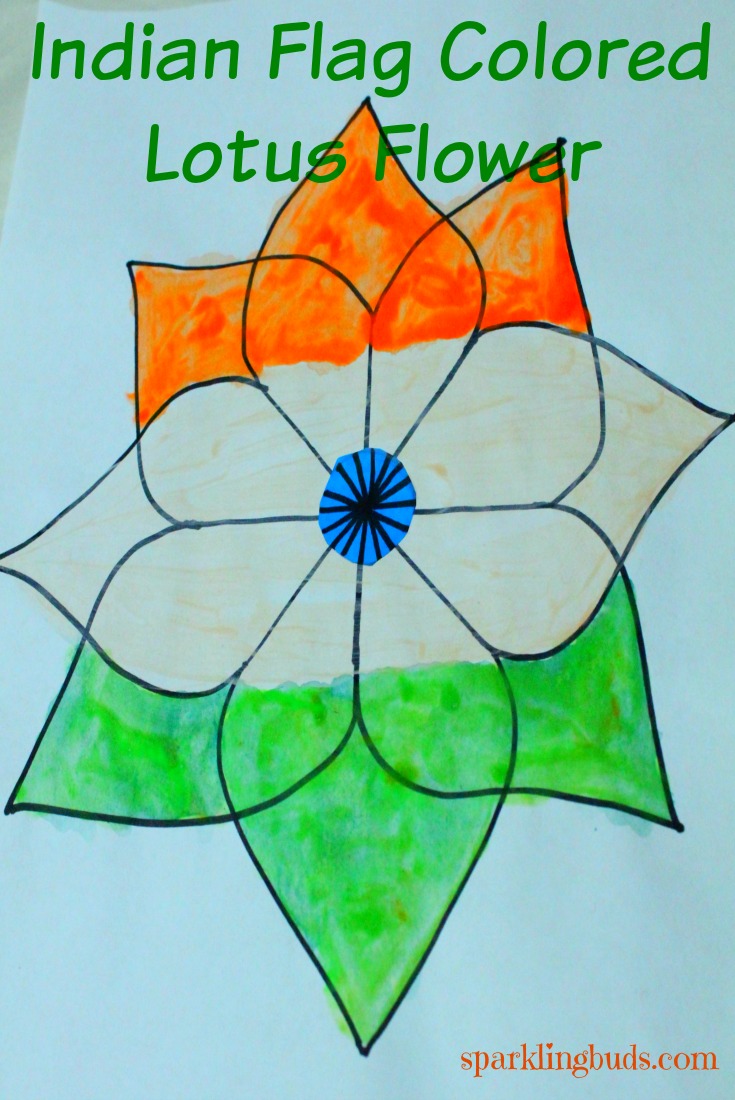 Lotus flower drawing 