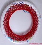 paper plate lacing