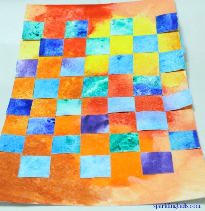 Paper weaving tutorial for kids