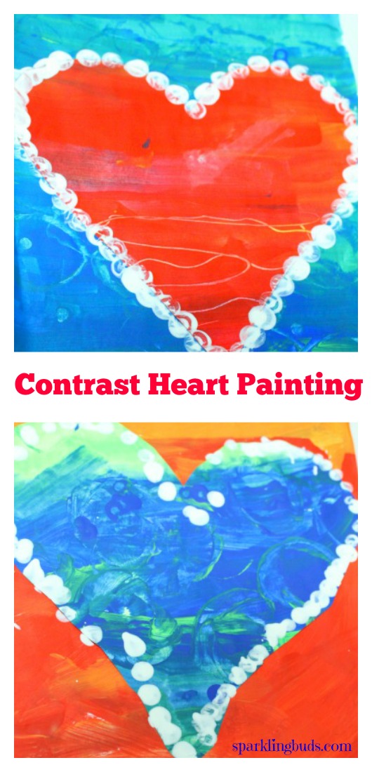 Valentines day simple painting ideas for kids