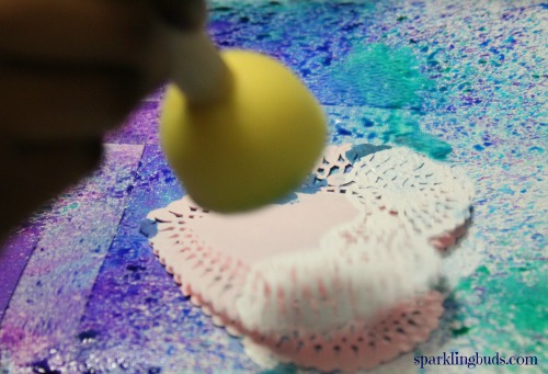 Watercolor stenciling ideas for kids