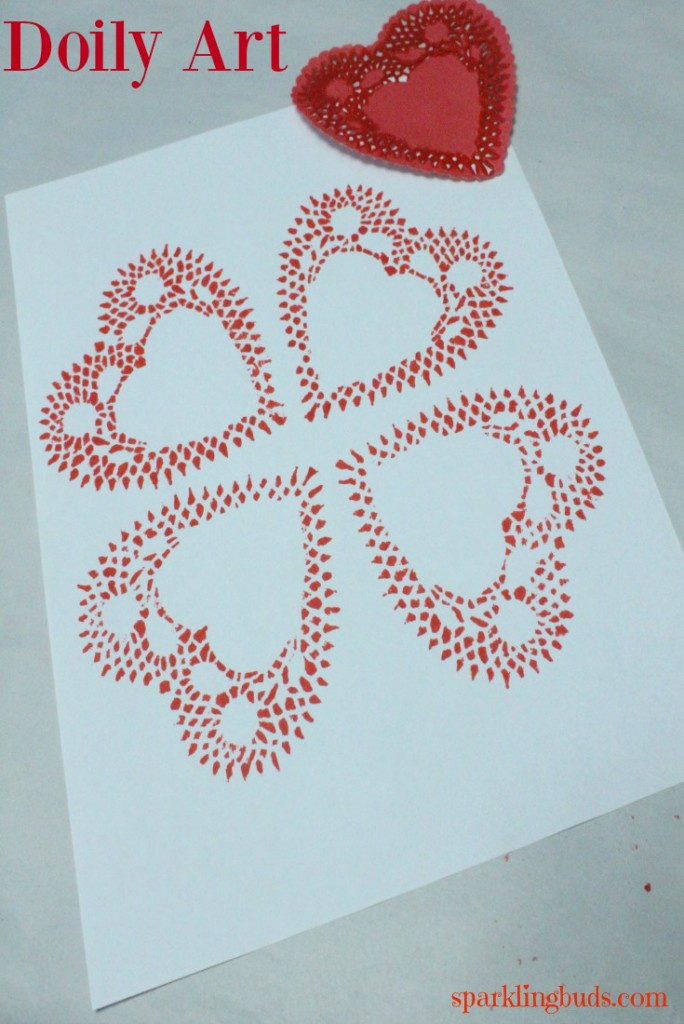 Doilies painting ideas