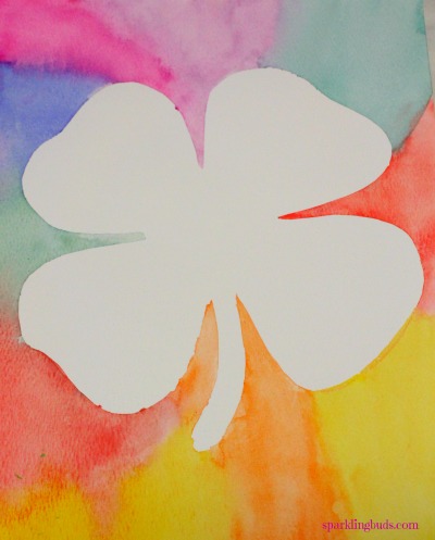 Shamrock painting ideas for kids