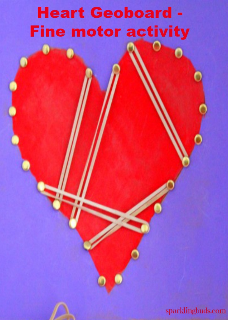 Valentines day fine motor activity