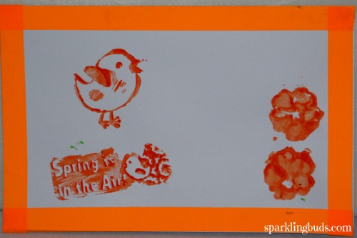 Spring stamped card ideas