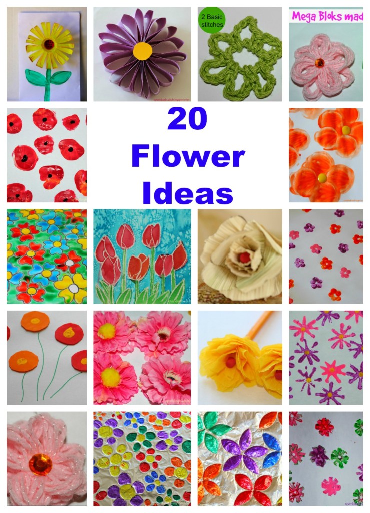 Flower craft ideas for kids