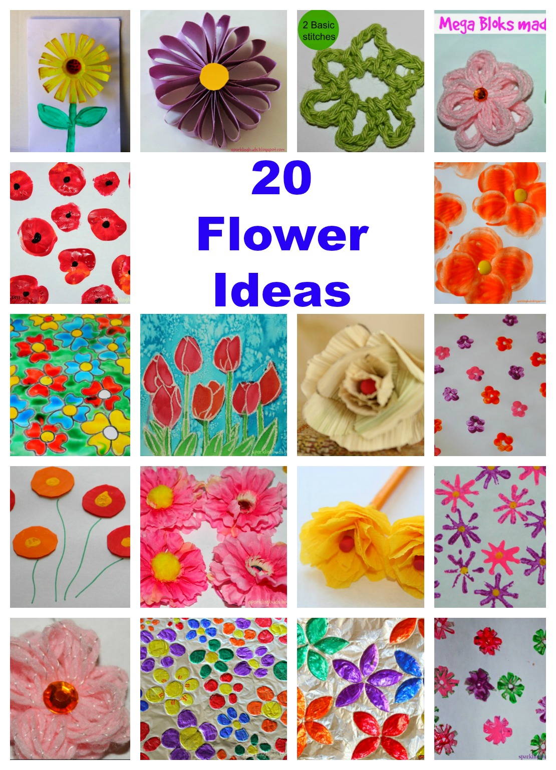 Flower crafts ideas for kids