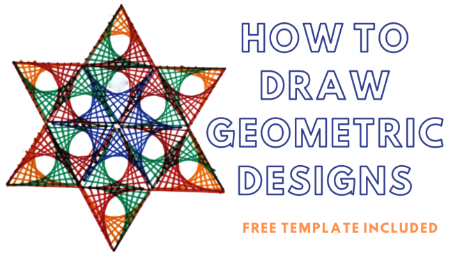 Geometric Art Tutorial – Parabolic Curve Art – sparklingbuds