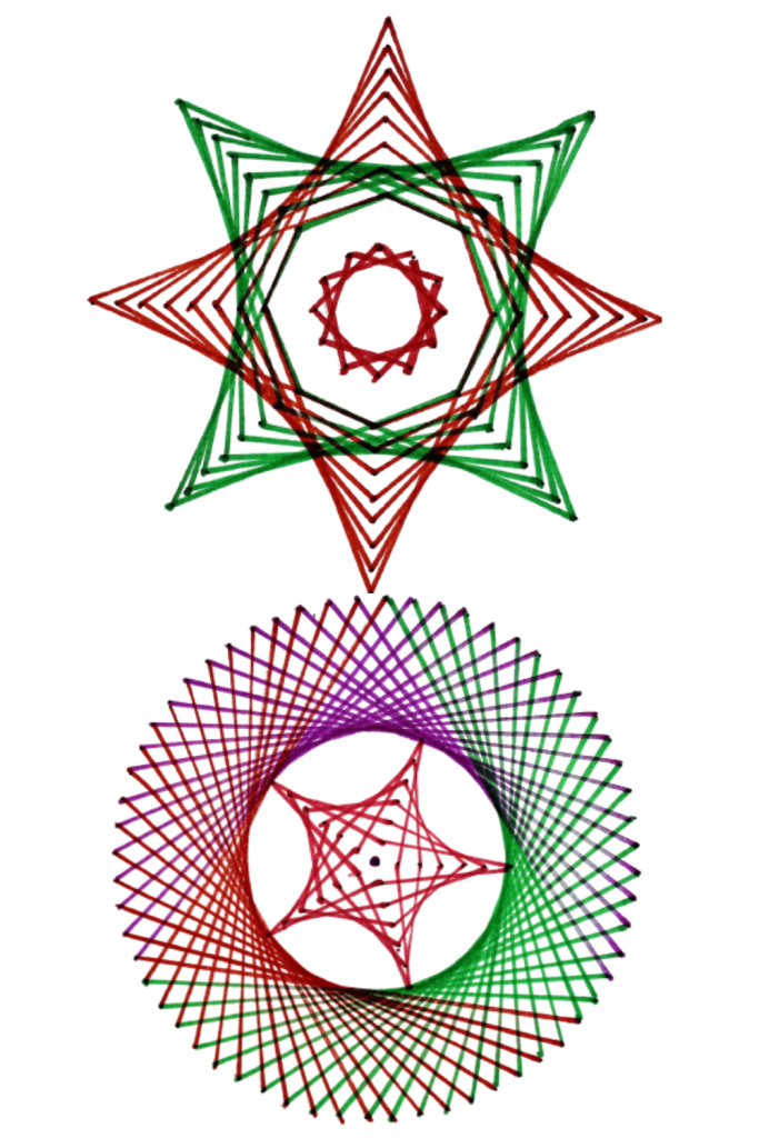 Parabolic Curve Art