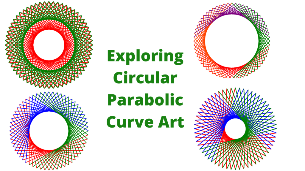 Exploring Circular Parabolic Curve Art