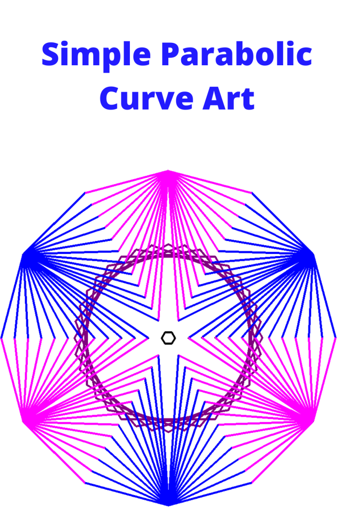 Simple Parabolic Curve Art