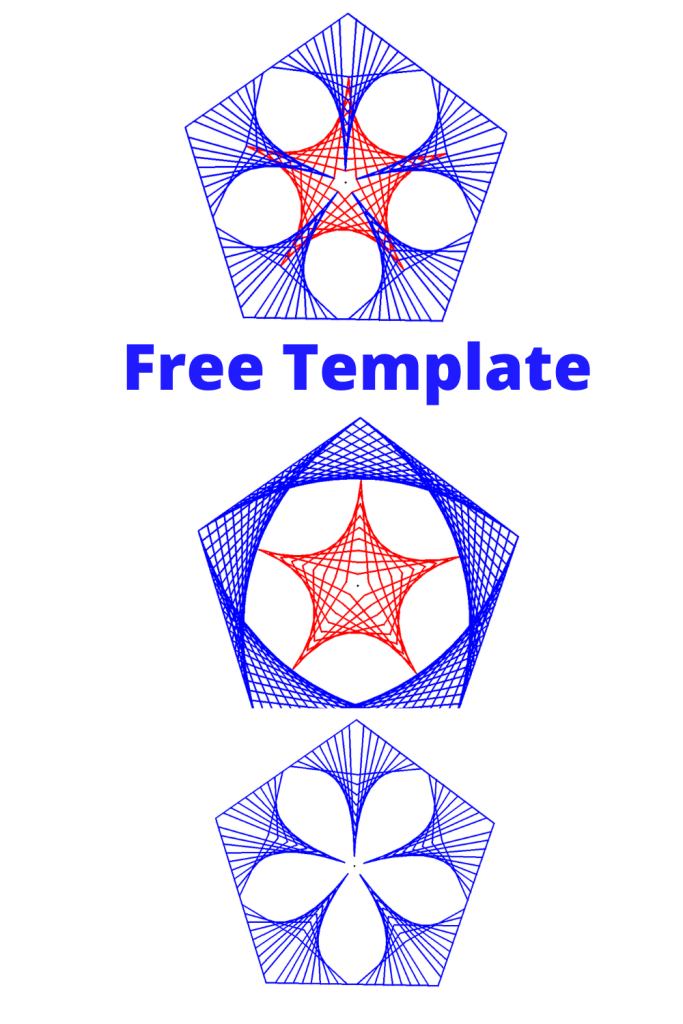 Straight Lines Drawings from the same template