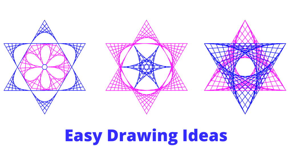 Easy geometric art drawing